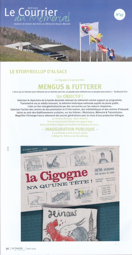 Le Courrier du Mémorial d'Alsace-Moselle N°45 - Dossier La broderie d'Alsace - Igor Futterer & Nicolas Mengus copier