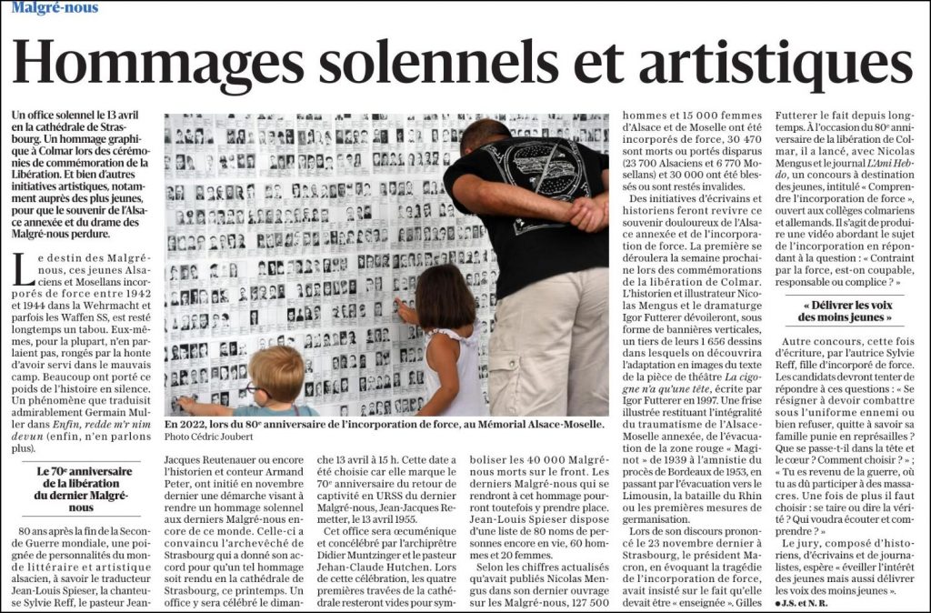 DNA - La Broderie d'Alsace - Nicolas Mengus et Igor Futterer Colmar 2025